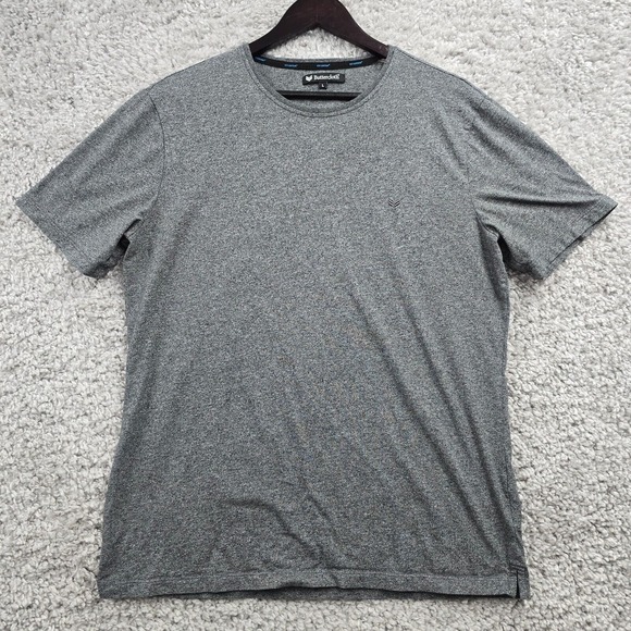 Buttercloth Other - Buttercloth Mens Short Sleeve Cotton T Shirt Gray Size L Casual‎ Active Basic